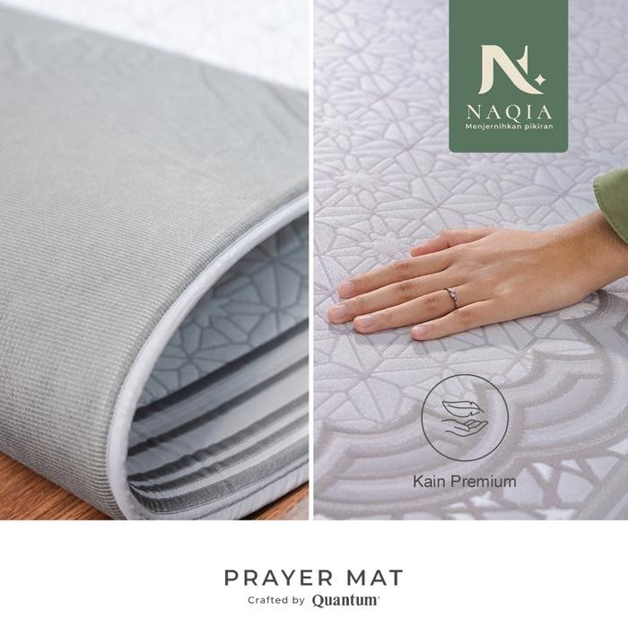 Naqia Prayer Mat by Quantum / Sajadah Premium / Tebal & Empuk