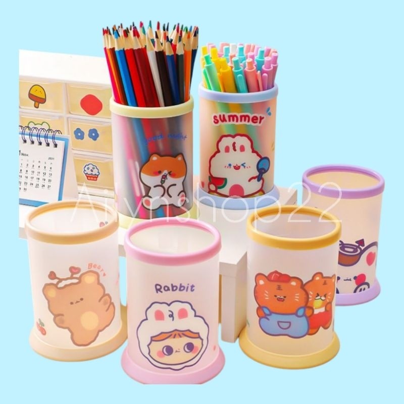 

KOTAK PENSIL LIPAT /TEMPAT PENYIMPANAN PULPEN BERKARAKTER LUCU