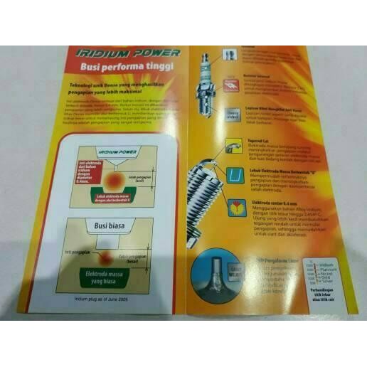 BUSI DENSO IRIDIUM IK16 TOYOTA VIOS YARIS ALTIS