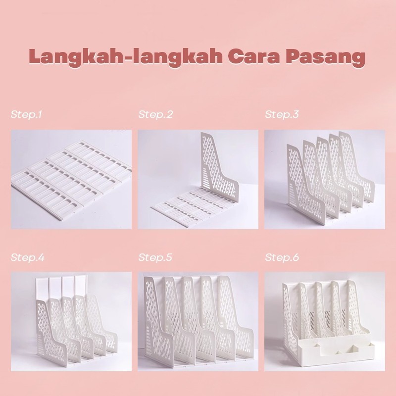 

RAK BUKU ORGANIZER FILE DENGAN TEMPAT PENA BOX FILE TEMPAT BUKU TEMPAT PENYIMPANAN BERKAS