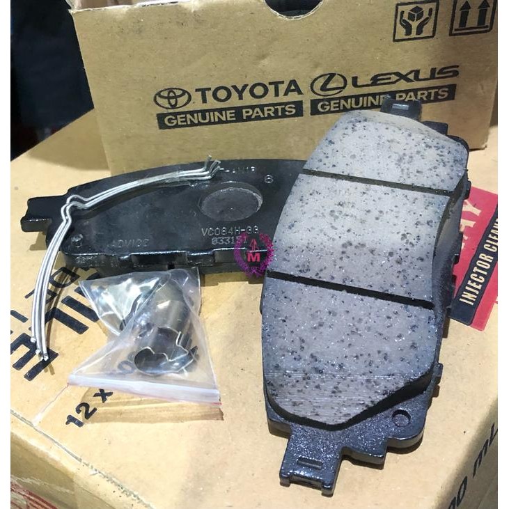 BRAKE PAD KAMPAS KANVAS REM DEPAN INNOVA REBORN ORIGINAL ASLI TOYOTA GRATIS ONGKIR