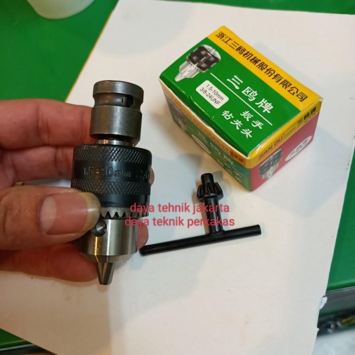 adaptor impact jld 10mm 3/8" / tambahan kepala bor impact jld 10MM