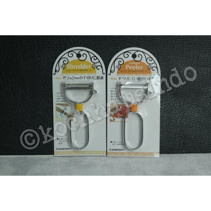 

Suncraft Peeling Shreding Peeler Made In Japan Kupas Stainless Jepang