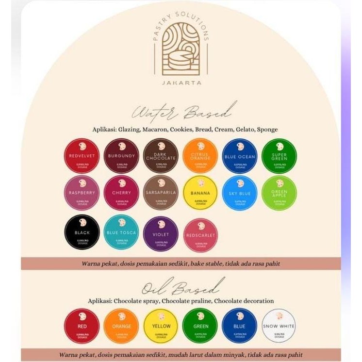 

Food Coloring Powder Bubuk Pewarna Makanan Food Grade Water Based