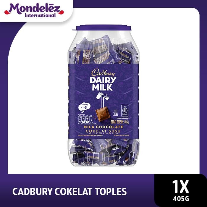 

Cadbury Dairy Milk Cokelat Neaps Jar Toples 405 gr
