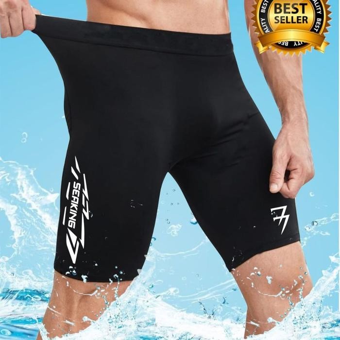 PREMIUM CELANA PENDEK RENANG PRIA CELANA KETAT PRIA OLAHRAHA SWIMMING DIVING RENANG CELANA KETAT