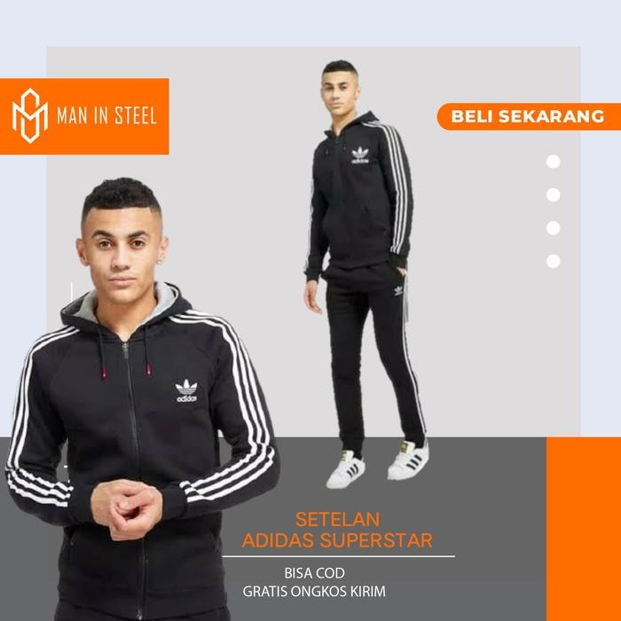 PREMIUM Setelan Baju Celana Jaket Training Olahraga Jogging Running Lari Pria