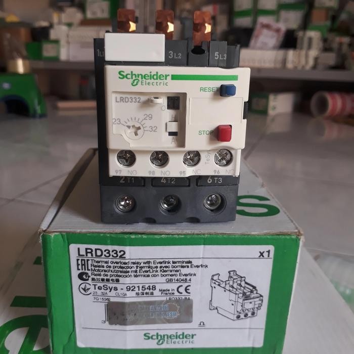 THERMAL OVERLOUD RELAY SCHNEIDER LRD332 32A ORIGINAL MURAH BERKUALITAS