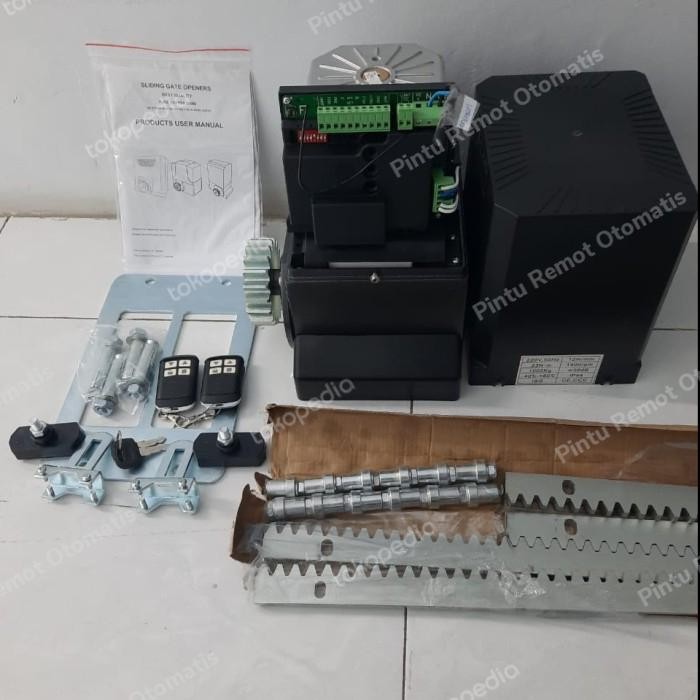 AUTOMATIC SLIDING GATE 1000 MESIN PAGAR KANOPI OTOMATIS