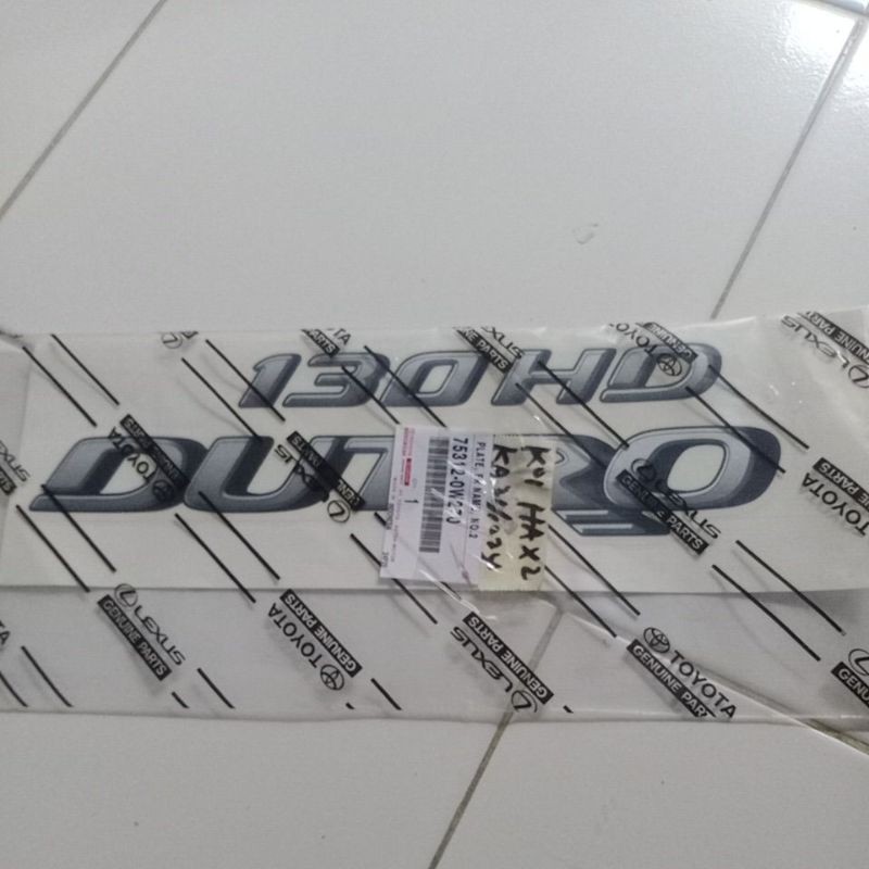STIKER 130HD DUTRO ORI