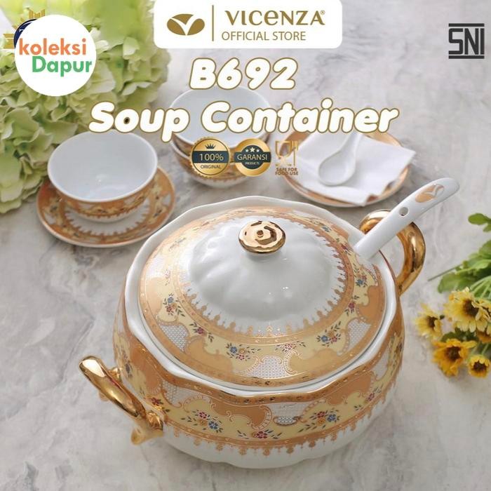 Coffee Set Cangkir Teko Vicenza C108H Wadah Saji Num Kopi Dan Teh