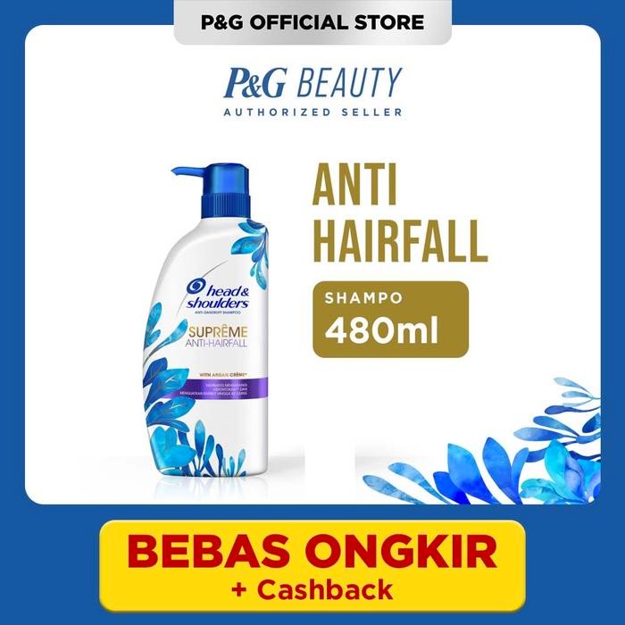 Head and Shoulder Sampo Perawatan Rambut Anti Hairfall 480ml
