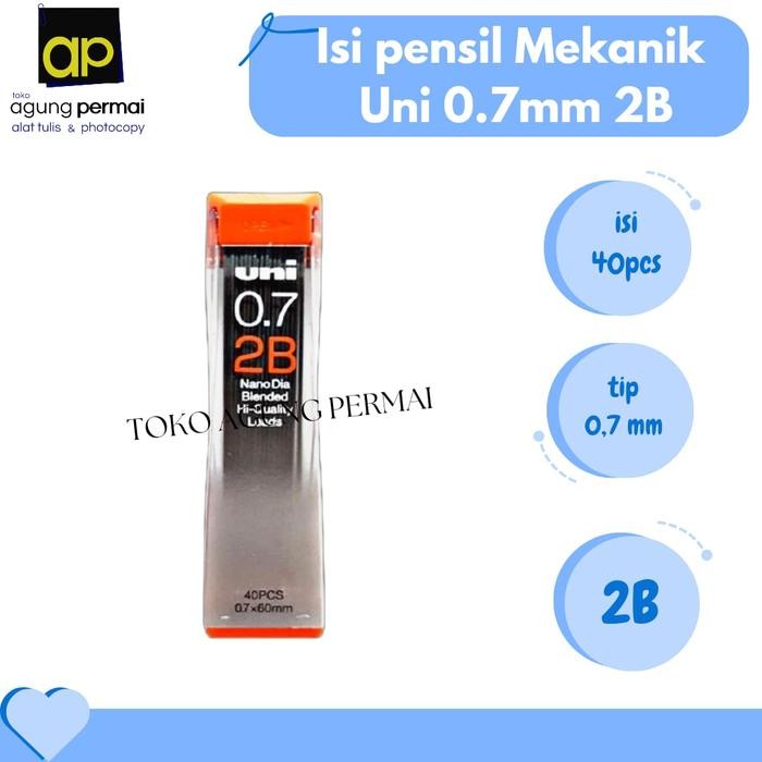 

Ready JT Isi Pensil Mekanik Uni Nano Dia 0.7 2B