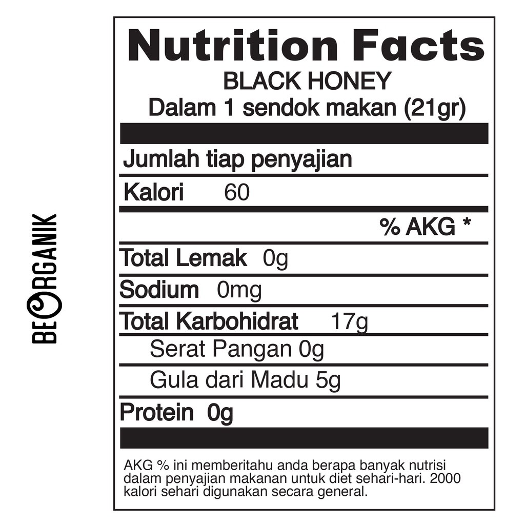 

Madu Hitam Pahit Beorganik 500ml - Black Honey Asli 100%
