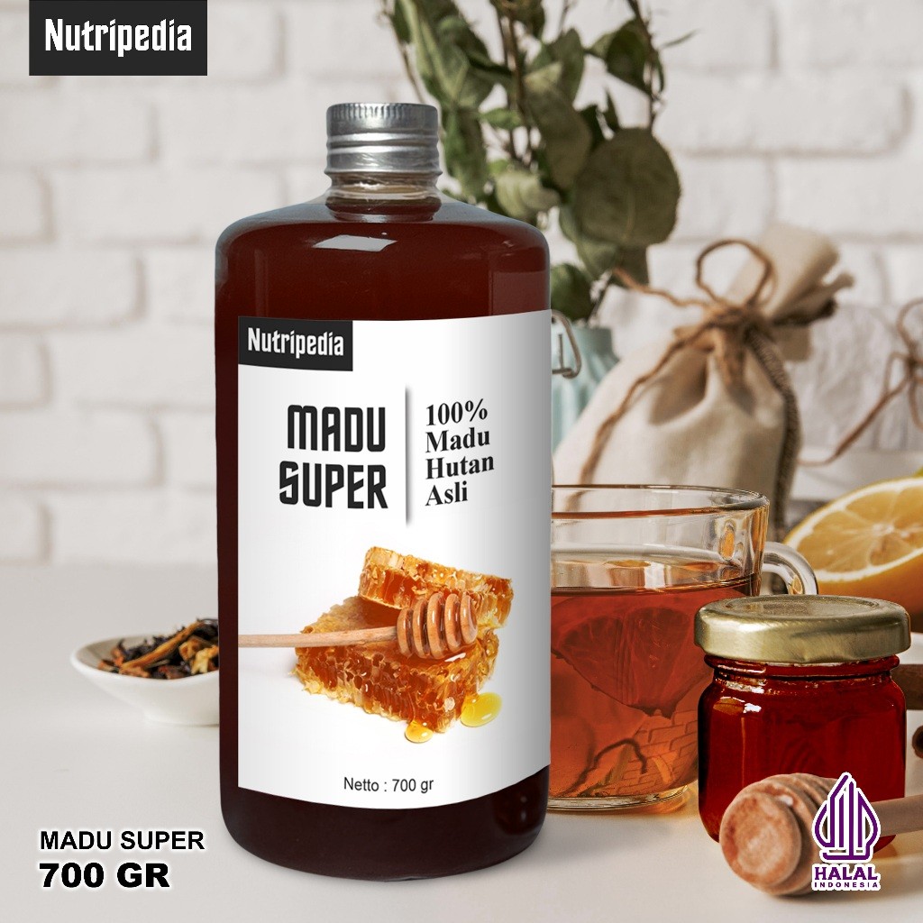 

Nutripedia - Paket 2in1 Madu Hutan 700 Gr Dan Cuka Apel 500ml