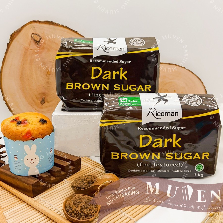 

RICOMAN DARK BROWN SUGAR 1 KG