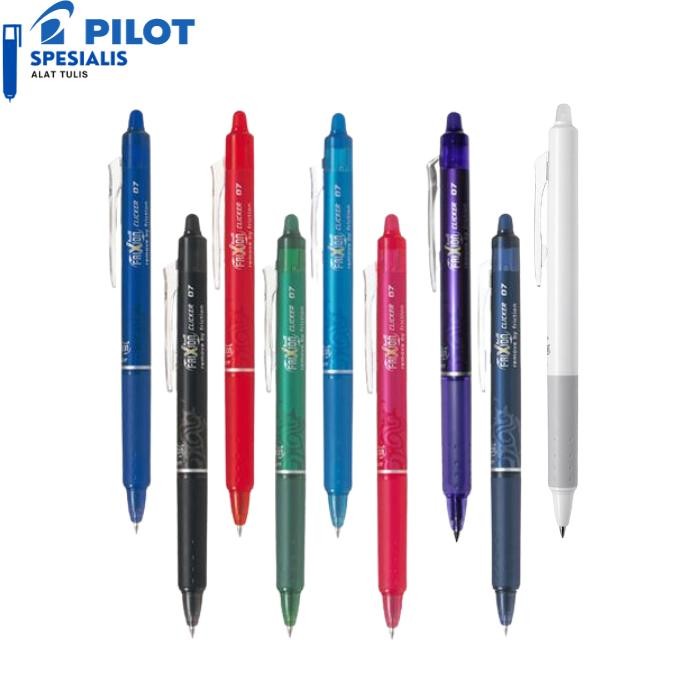 

Ready JT Pilot Frixion Ball Clicker 0.5 & 0.7 Pulpen tinta yang dapat dihapus