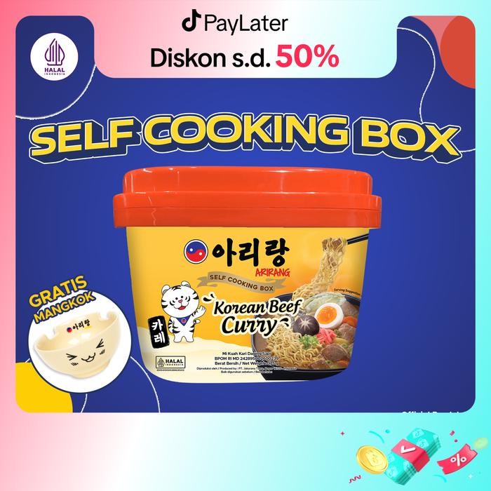 

Arirang Self Cooking Box Korean Beef Curry + Mangkok Kuah Sapi