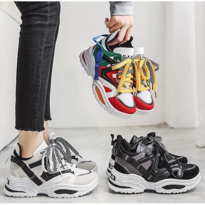 BEST SELLER Sepatu Sneakers Import Harajuku Ulzzang ABO Sepatu Korea Style Fashion