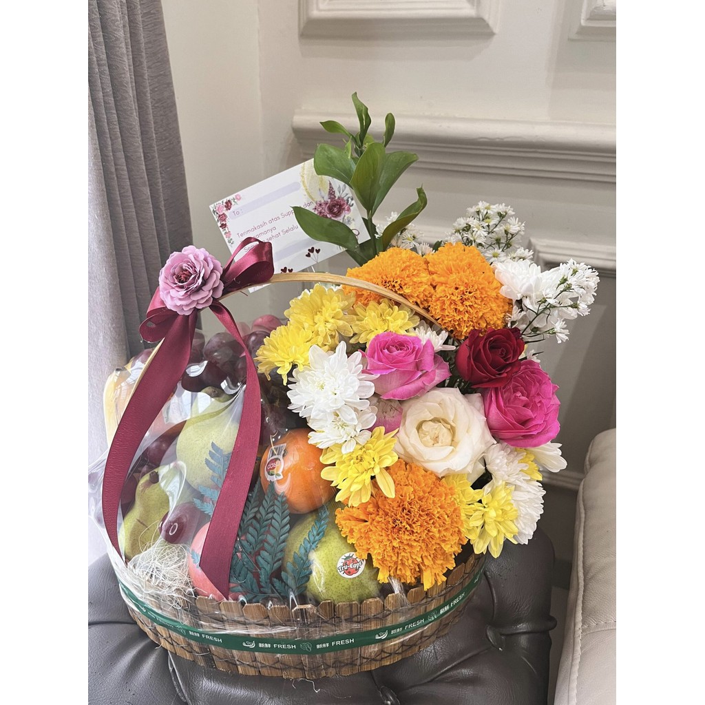 

Parsel/Parcel Buah Premium Bunga