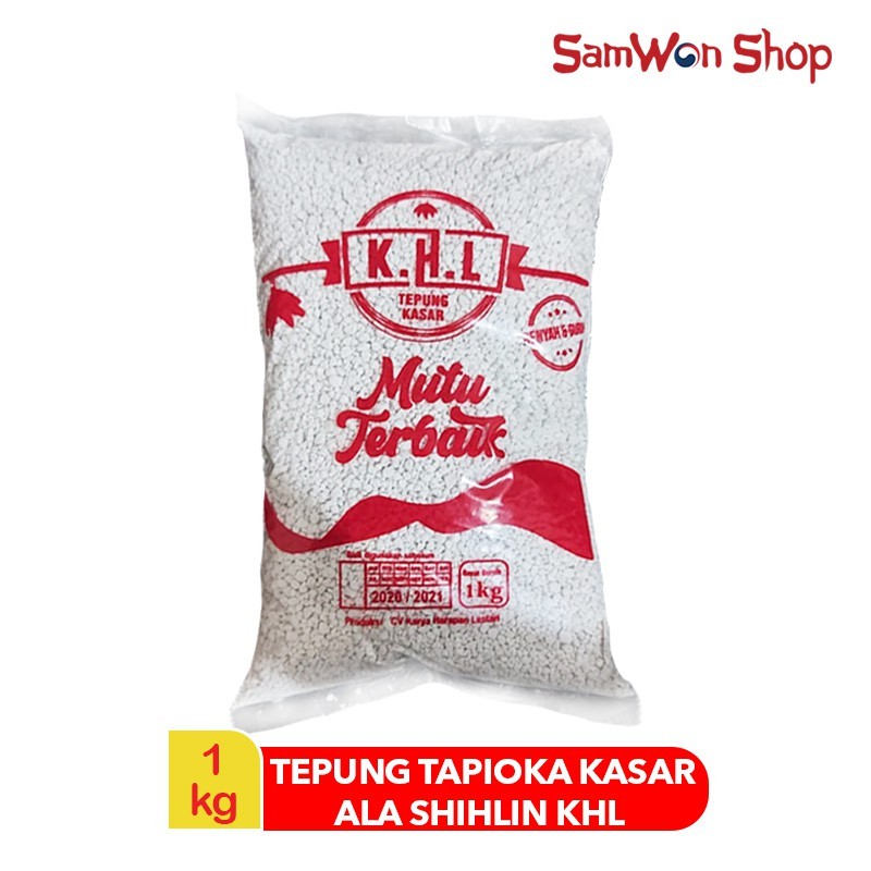 

TEPUNG TAPIOKA KASAR ALA SHIHLIN BY KHL 1KG - ORIGINAL PREMIUM FLOUR