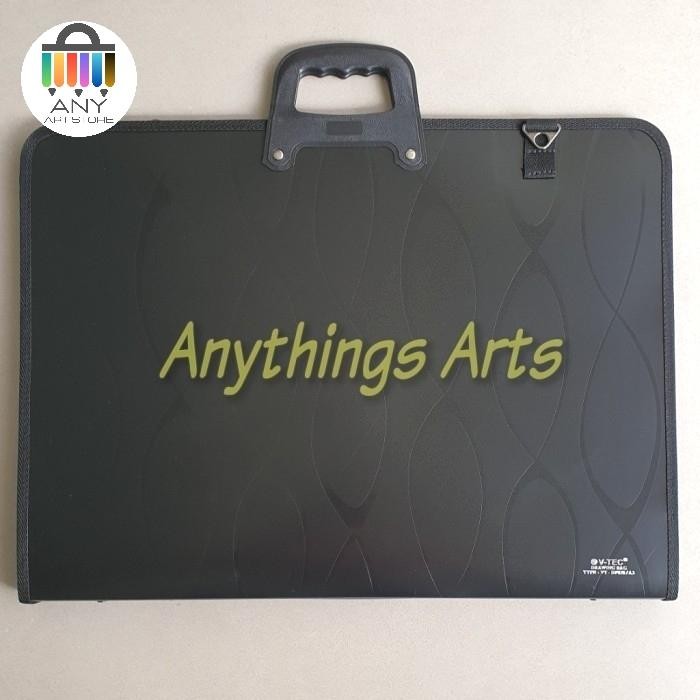 

V-Tec Drawing Bag A3 - Art Bag - Portfolio Bag - Tas Gambar #Gratisongkir
