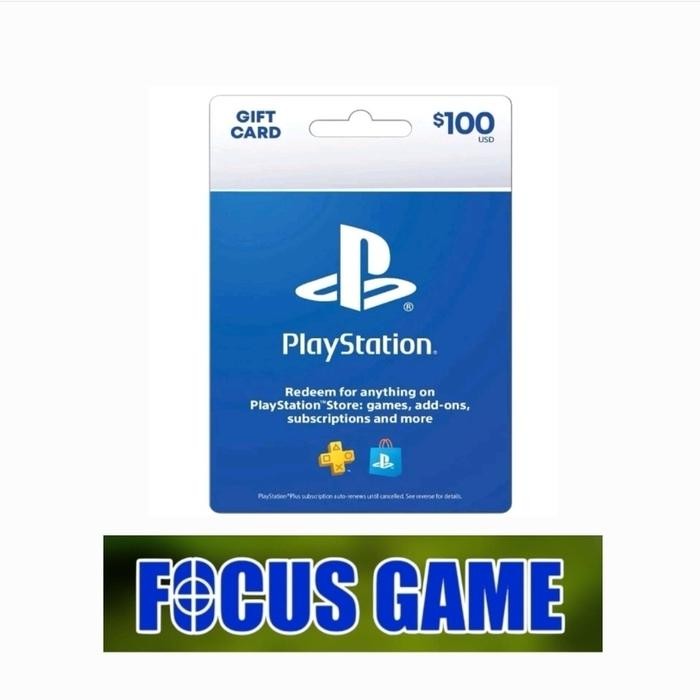 PSN Wallet PS4 100k 300K 600K Gift Card IDR Indonesia Resmi Fisik