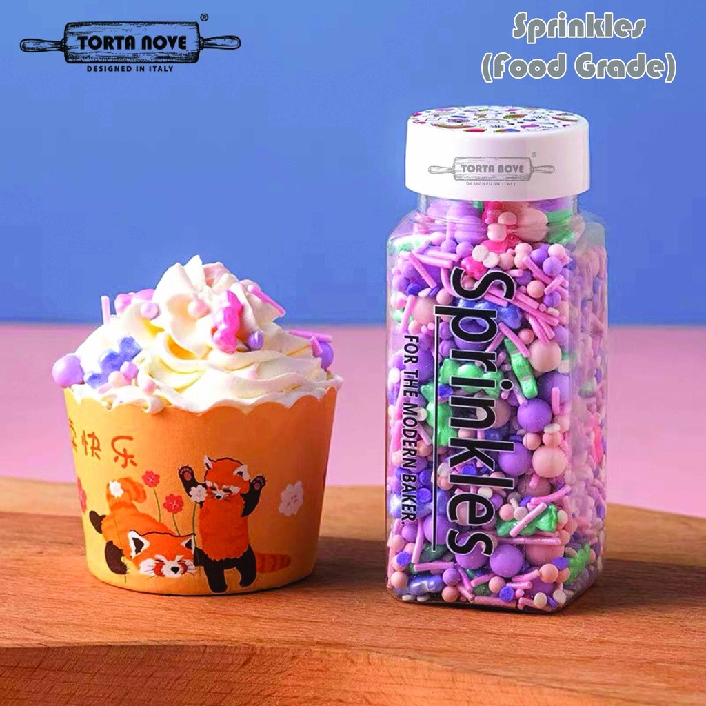 

Trimit Gula 100g Botol FOOD GRADE Sprinkle sprinkel Hiasan kue Edible SPRINKLES Gold Topping Natal