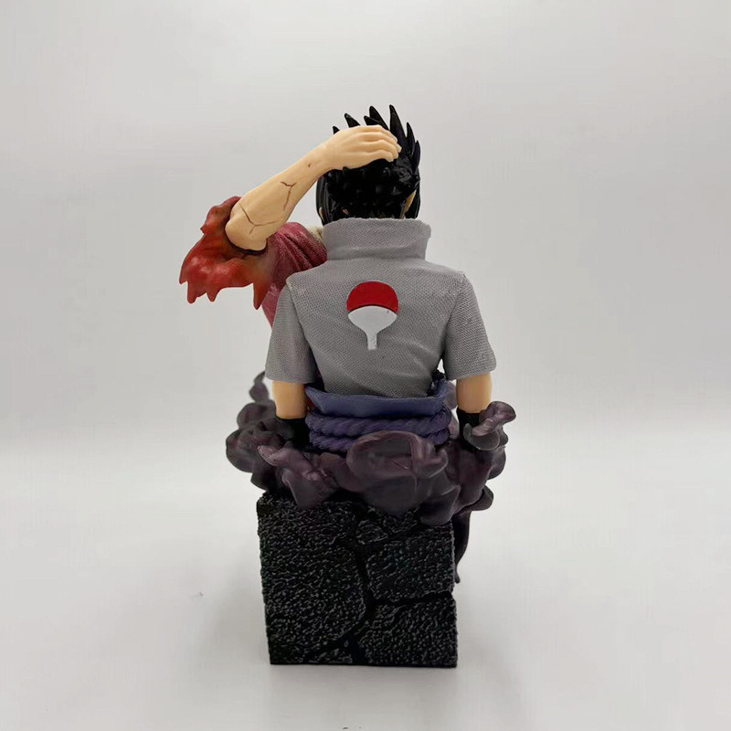 Naruto Uchiha Sasuke Itachi Gk Pvc Action Figures Anime Figure Brother Reconciliation Figurine