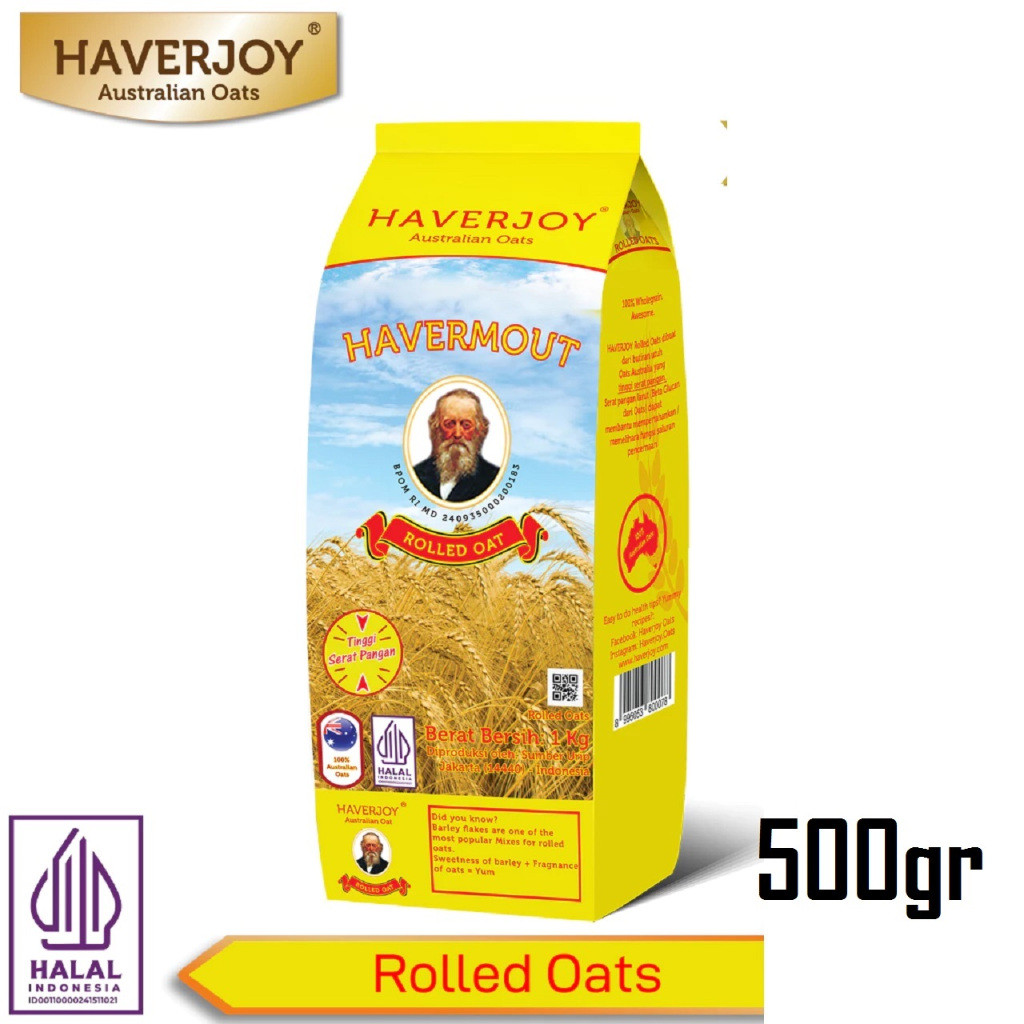 

Haverjoy Havermout Rolled Oat sereal gandum haverjoy INSTANT sarapan sereal haverjoy Quick Cooking,