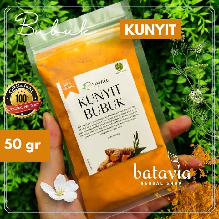 

Terlaris Kunyit Bubuk 100% Murni Herbal Original - 50Gr