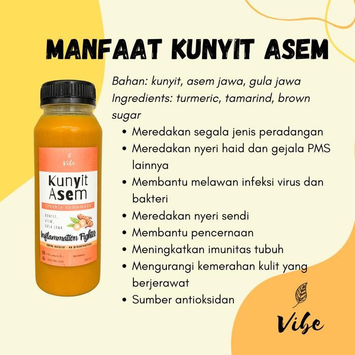 

Terlaris Kunyit Asem / 1 Liter / Less Sugar / No Sugar
