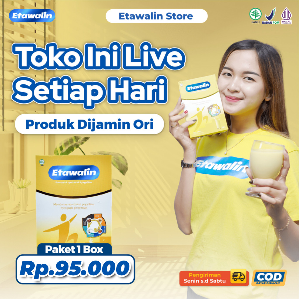 

Torimiaw - Etawalin Susu Kambing Etawa Solusi Asam Urat dan Nyeri Sendi Official 1 Box