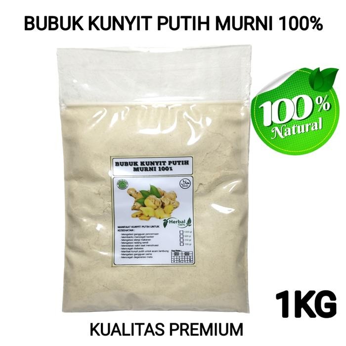 

Terlaris Bubuk Kunyit Putih L Bubuk Kunir Putih Murni Alami Isi 1Kg