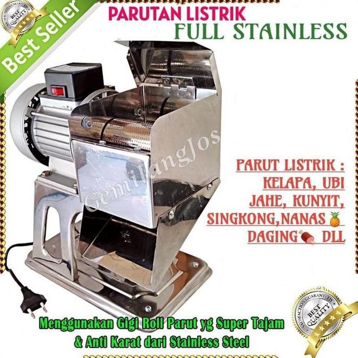 

Terlaris Parutan Kelapa Listrik Mesin Parut Kelapa Singkong Nanas Kunyit Jahe