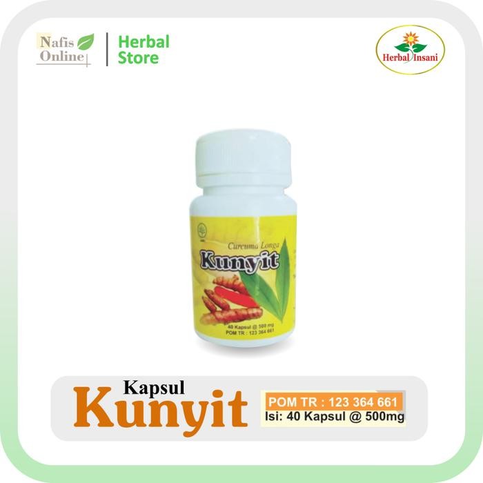 

Terlaris Herbal Kunyit Kapsul Kunyit 40 Kapsul Herbal Insani