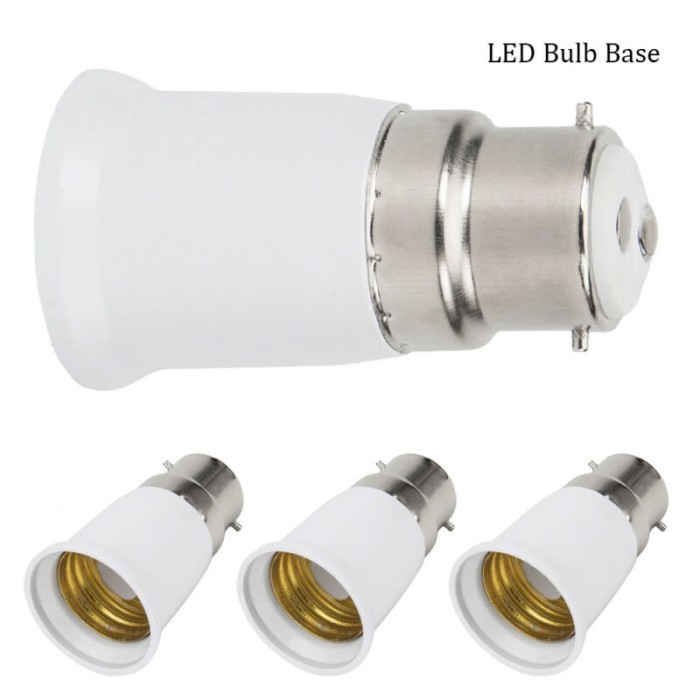 Ready JT Ready Stock Bayonet B22 To E27 Screw Light Bulb Adaptor,Bulbs Adapter