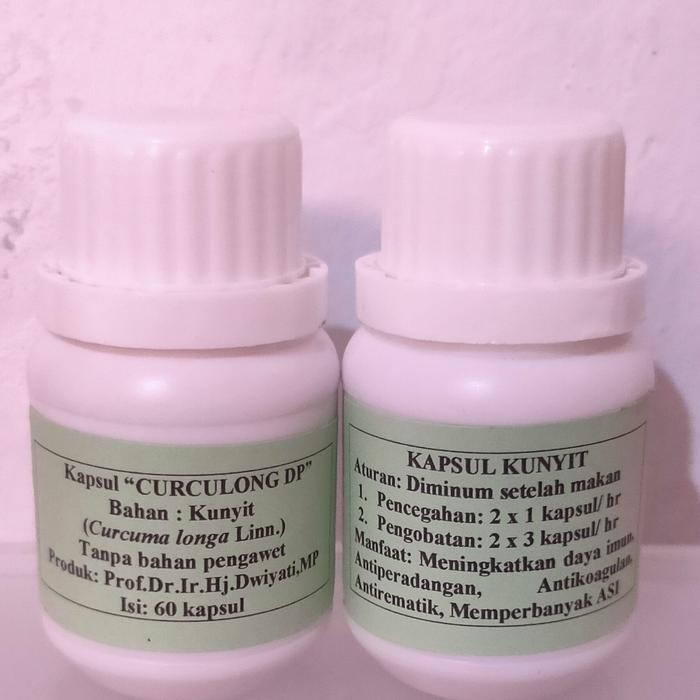 

Terlaris Kunyit Curcolong Dp/Kunyit Kuning Capsule 60'S Windra Mekar