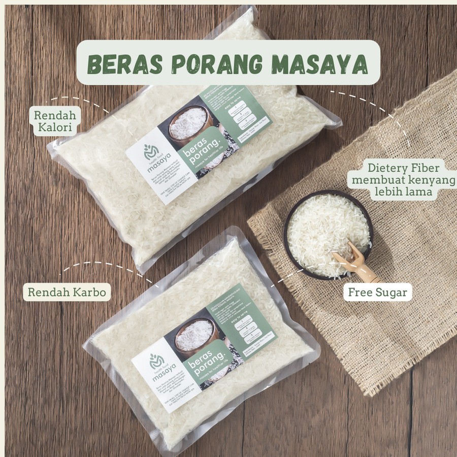 

[Ready Stock] MASAYA BERAS PORANG 1 KG shirataki konjac diet sehat