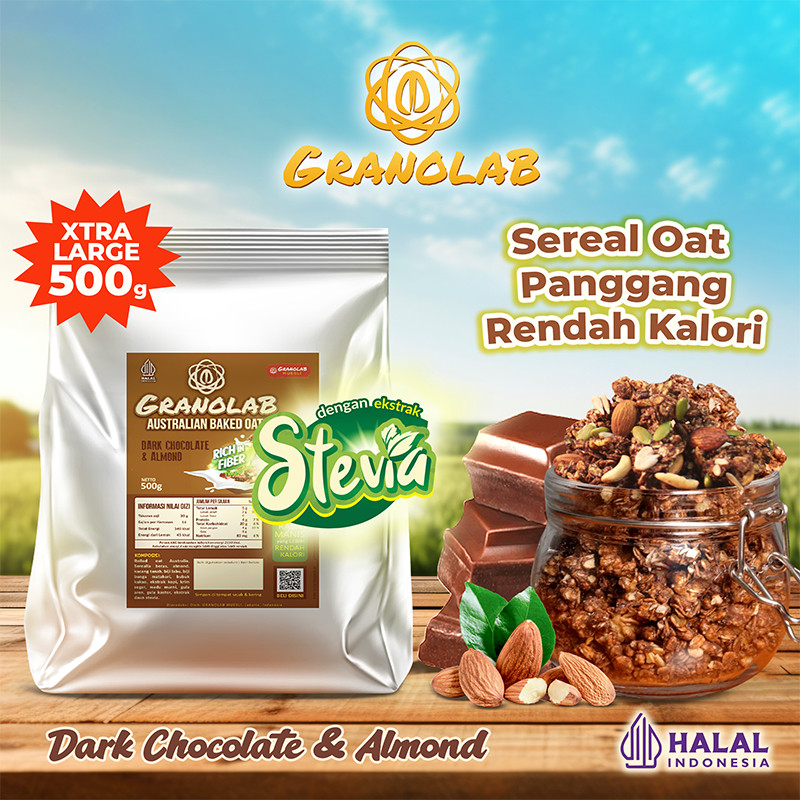 

Paket Bundling isi 2pcs GRANOLAB 500gr OAT CRUNCH 500gr