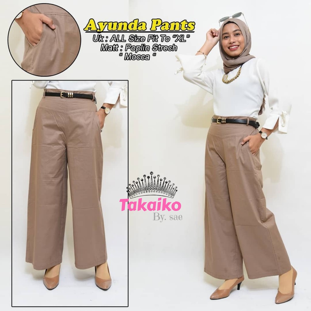 Pola Mewah Celana Kulot Wanita//Celana Kulot //Ayunda Pants