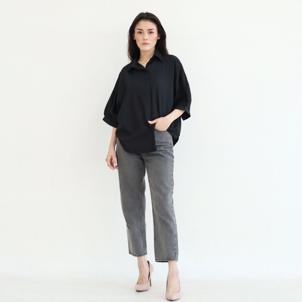 Pola Mewah Msmo Seira Oversized Shirt / Blouse Oversize / Kemeja Wanita
