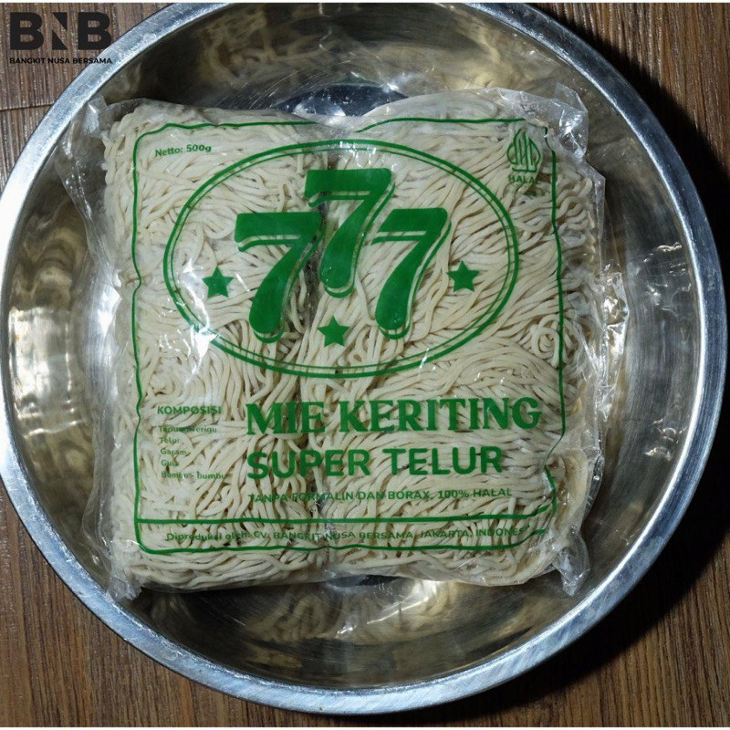 

Mie Mentah Keriting 777 Telor Ayam Untuk Bakmi, Mi Ayam