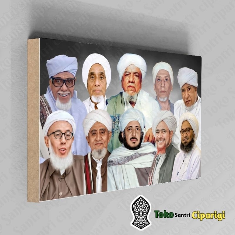 Poster Kumpulan Habib Habaib Foto habib foto ulama poster habib poster ulama Bingkai Foto ulama