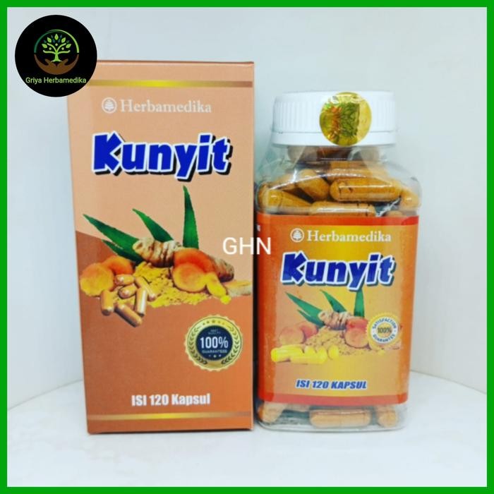 

Terlaris Kapsul Kunyit Herbamedika Isi 120