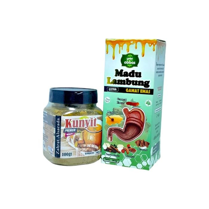 

Terlaris Paket Abbas Madu Lambung Plus Serbuk Kunyit