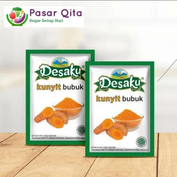

Terlaris Kunyit Bubuk Sacheet ( Desaku ) - 1 Renceng ( Pasar Qita Tangerang )