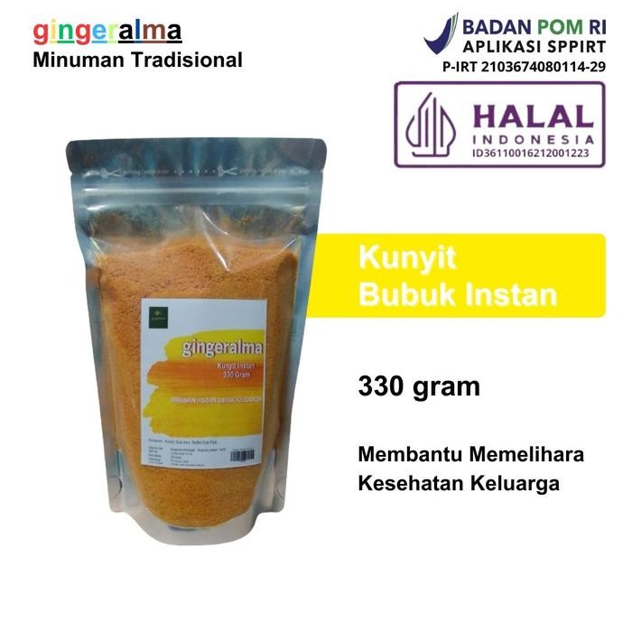 

Terlaris Kunyit Bubuk Instan 330 Gram Minuman Tradisional Gingeralma