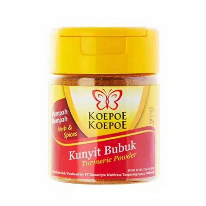 

Terlaris Kunyit Bubuk Asli Koepoe 25 Gr