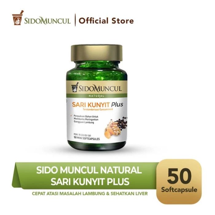

Terlaris S M Natural Sari Kunyit Plus Soft Mini Capsule 50 Kapsul